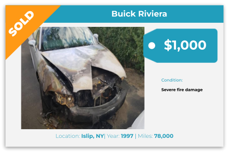 Sell Your Junk Car Today! Recently Sold 1997 Buick Riviera in Islip, NY