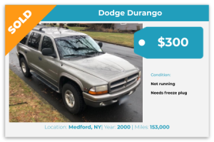 Sell My Junk Car Medford NY