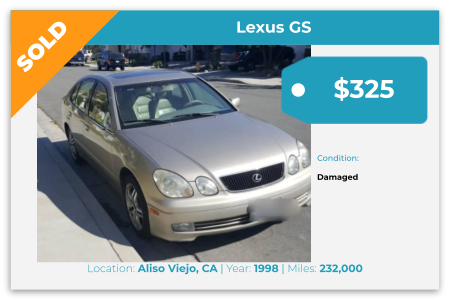 1998, Lexus, gs, cash for junk cars, junk cars, sell my car, we buy junk cars, buy junk cars, car junk yards