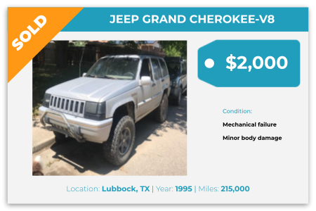 sell used car for cash Texas