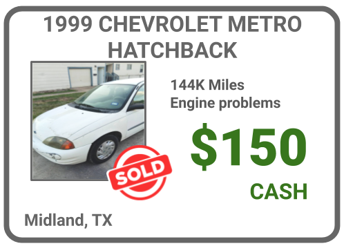 sell junk Chevrolet, Midland, TX 