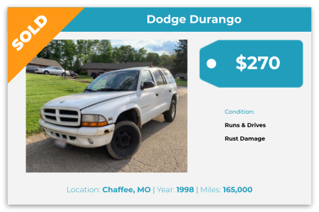 sell junk Dodge, Chaffee, MO 