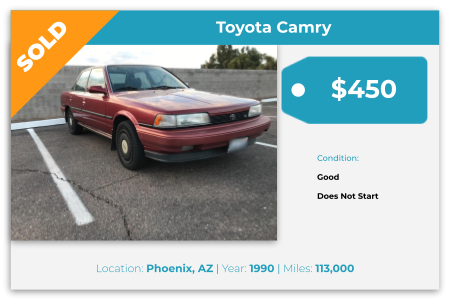 sell junk cars in Phoenix, AZ