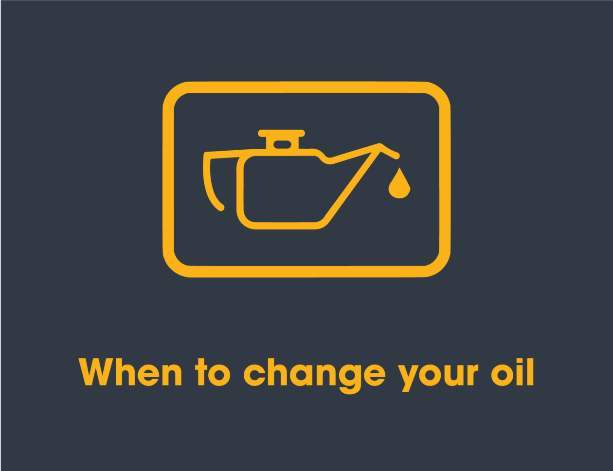 When to get an oil change