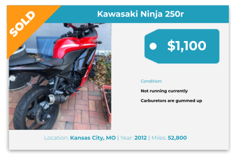sell motorcycle for cash missouri
