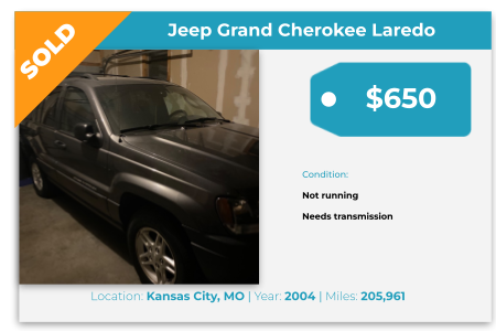 sell junk car for cash Kansas City