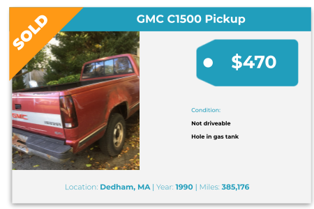 sell junk truck Boston