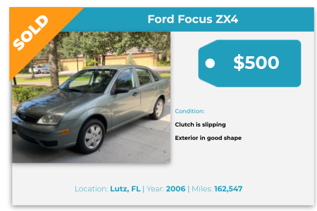 sell used car for cash florida