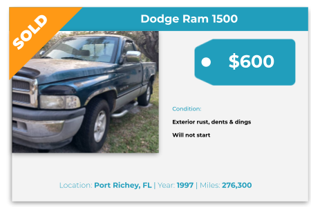 sell used truck for cash florida