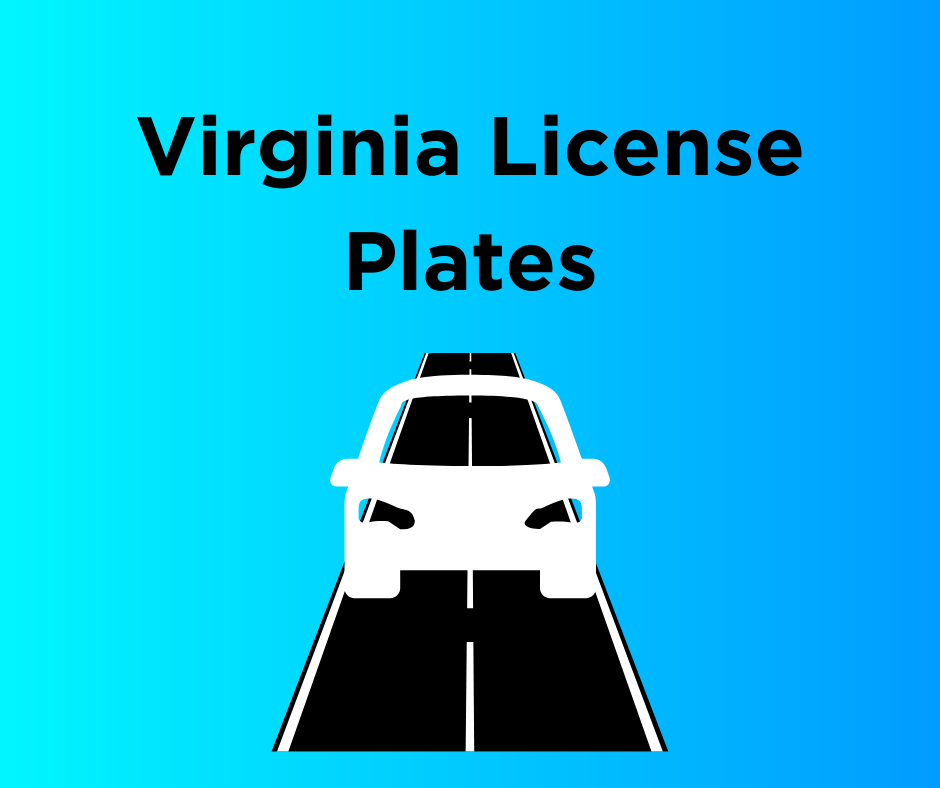 Virginia License Plates