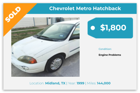 sell junk car TX