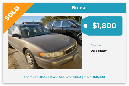 sell used car for cash South Dakota