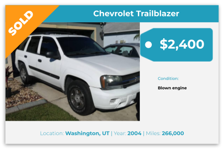 sell used car for cash Utah