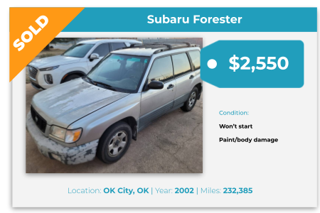 sell used car for cash Oklahoma