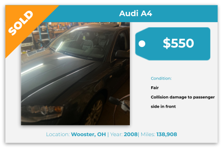 sell old Audi car Ohio