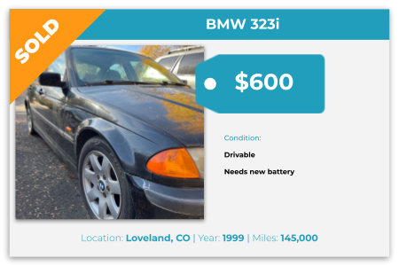 sell junk BMW for cash Colorado