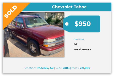 sell old truck for cash Phoenix AZ