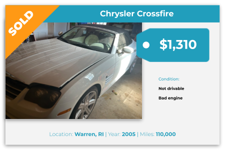 sell junk car for cash Bristol RI