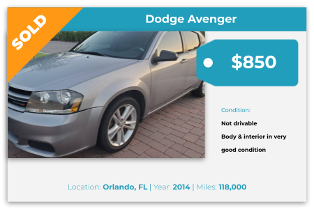 sell junk car for cash Orlando FL