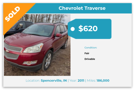 sell old car for cash Spencerville, IN