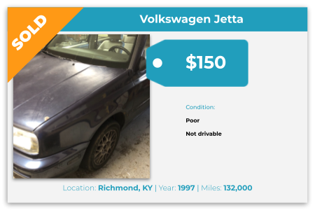 sold junk car for cash Richmond KY