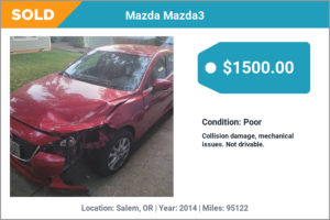 2014 Mazda Mazda3 sold for cash in Salem, OR