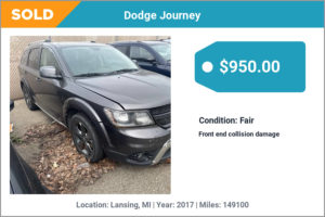 2017 Dodge Journey sold for cash in Lansing, MI